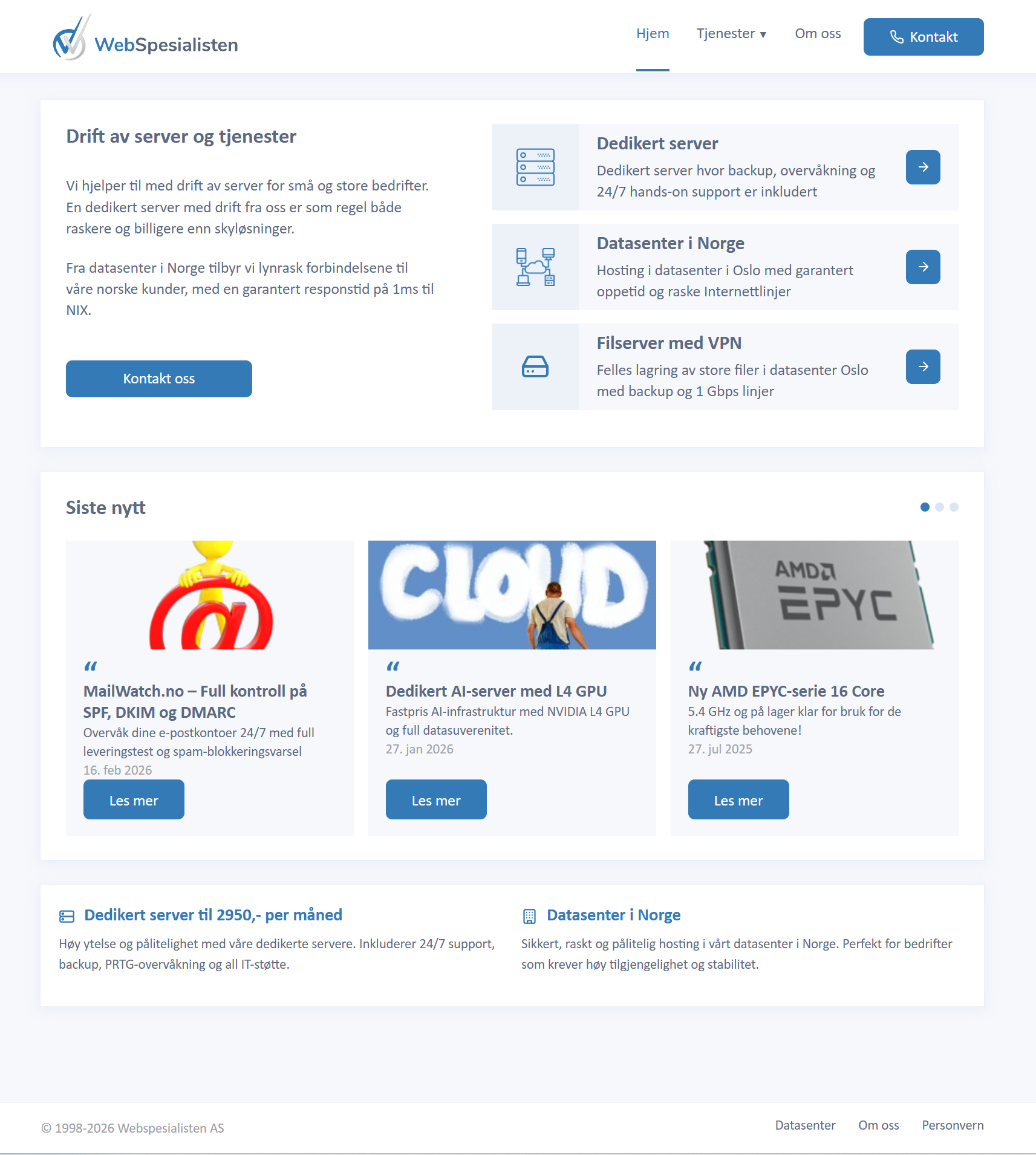 Nytt publiseringssystem
